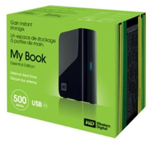 Box-packed Western Digital My Book Essential 500 GB