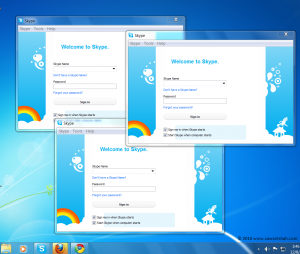 Multiple Skype accounts on the same computer