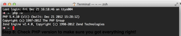 PHP 5.4 on OS X Mountain Lion